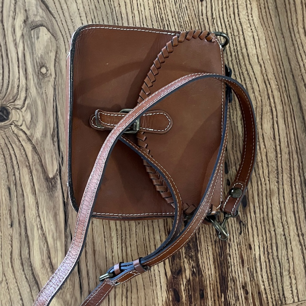 Patricia Nash Tan Brown Leather Interior Pouch - Picture 8 of 9